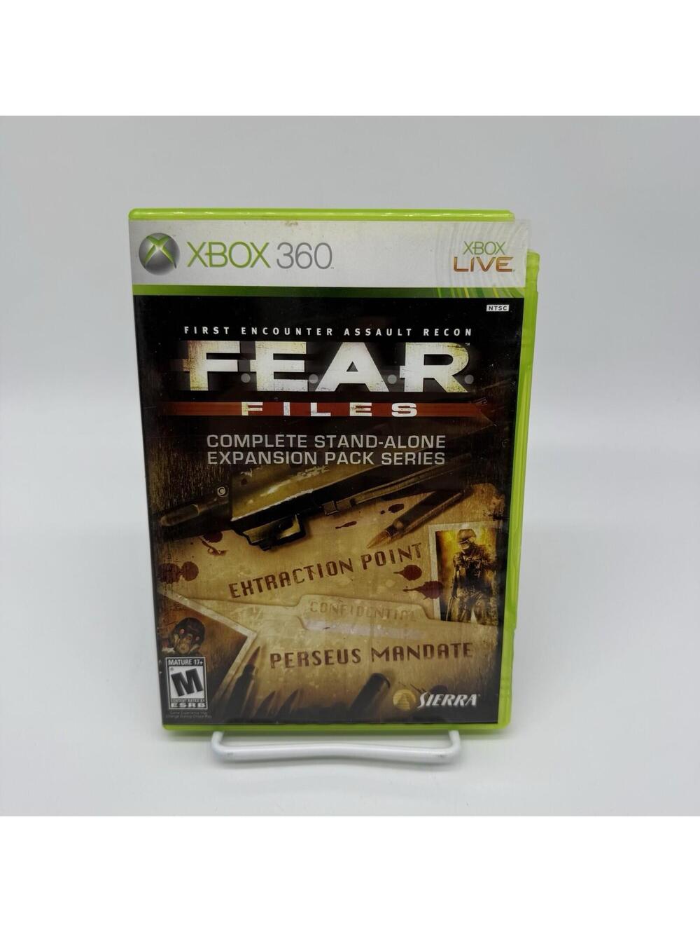 FEAR Files Complete Stand Alone Expansion Pack Series (Microsoft Xbox 360 2007)